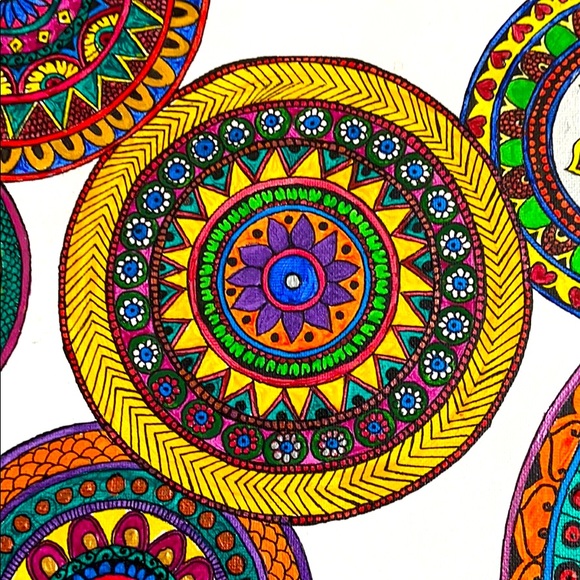 🏵🏵Chakras of life 🏵🏵- (Original) painting - Picture 6 of 6